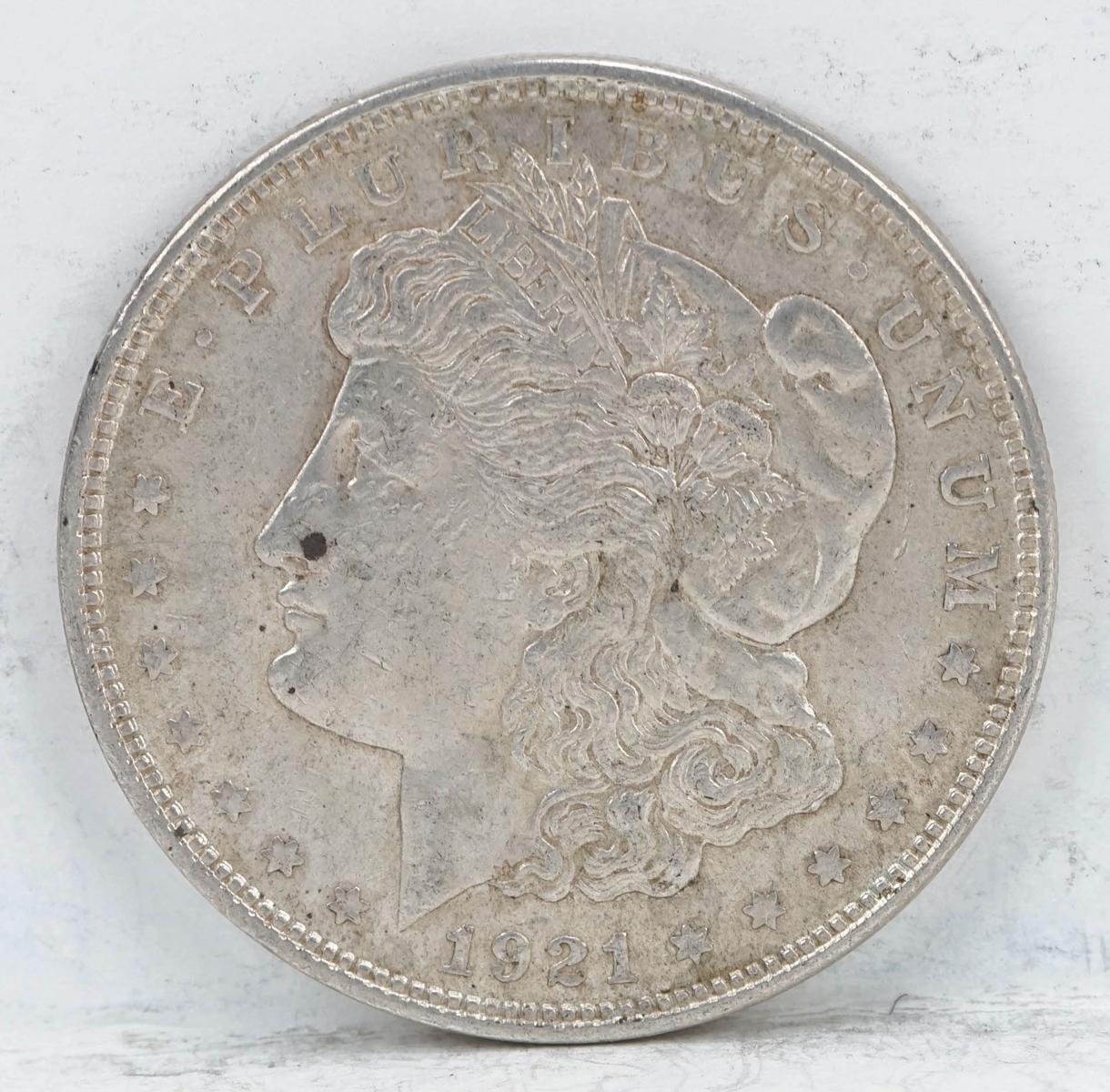 1921-P Morgan Silver Dollar
