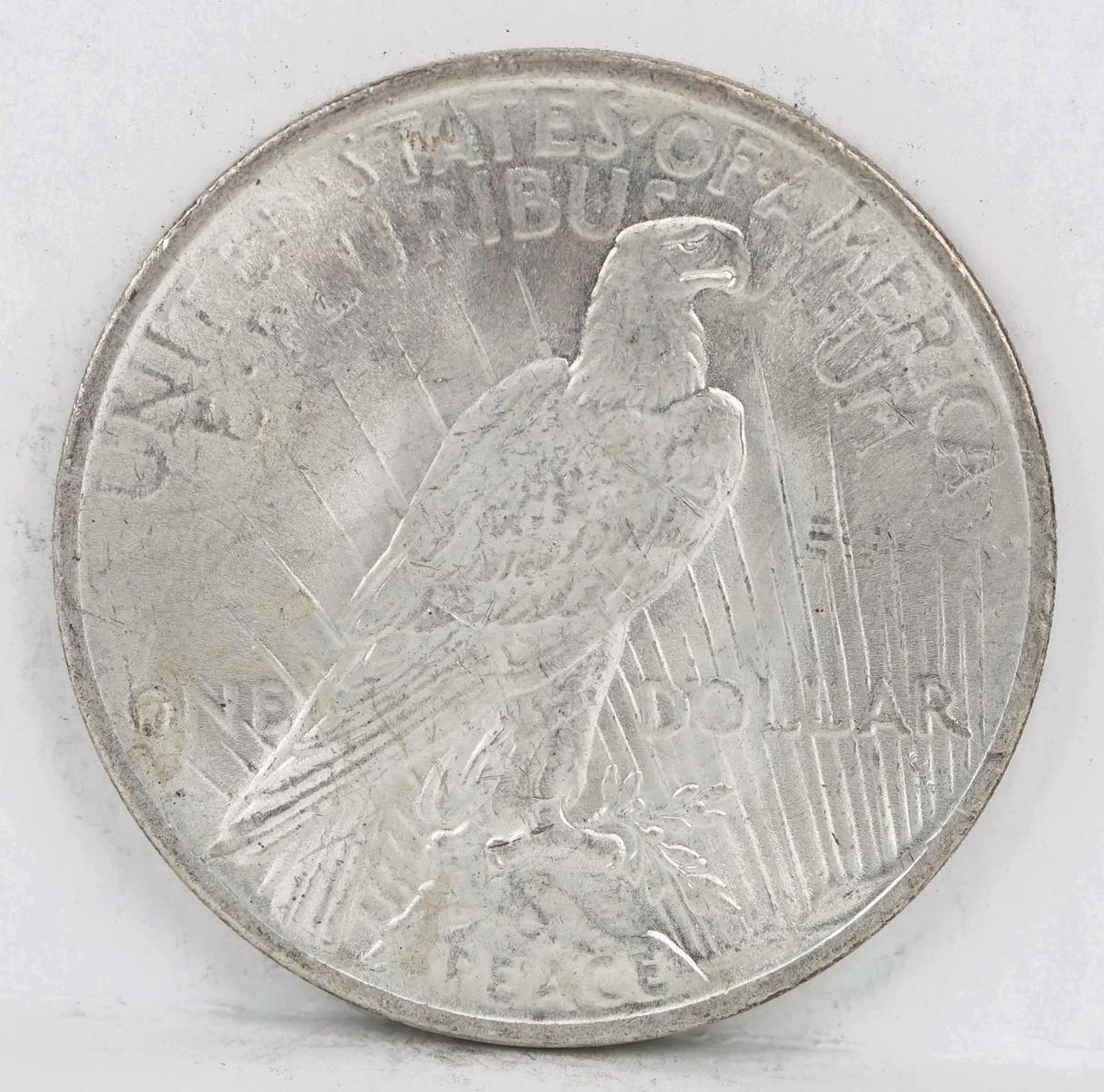 1923-P Peace Silver Dollar