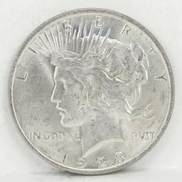 1923-P Peace Silver Dollar