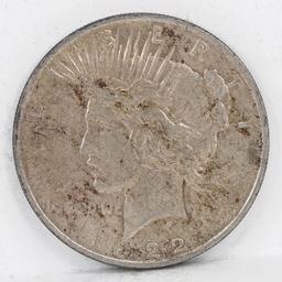1922-P Peace Silver Dollar