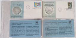 3-1971 UNA-USA Commemorative Sterling Proof Medals,
