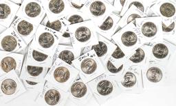 68 +/- Kennedy Half Dollars; Various Dates/Mints