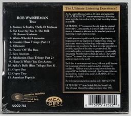 Rob Wasserman "Trios" Original Master Recording CD