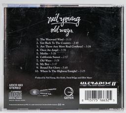 Neil Young "Old Ways" Original Master Recording CD