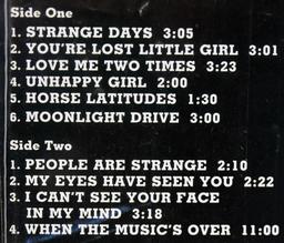 The Doors "Strange Days" LP Vinyl - Limited Edition, Sealed