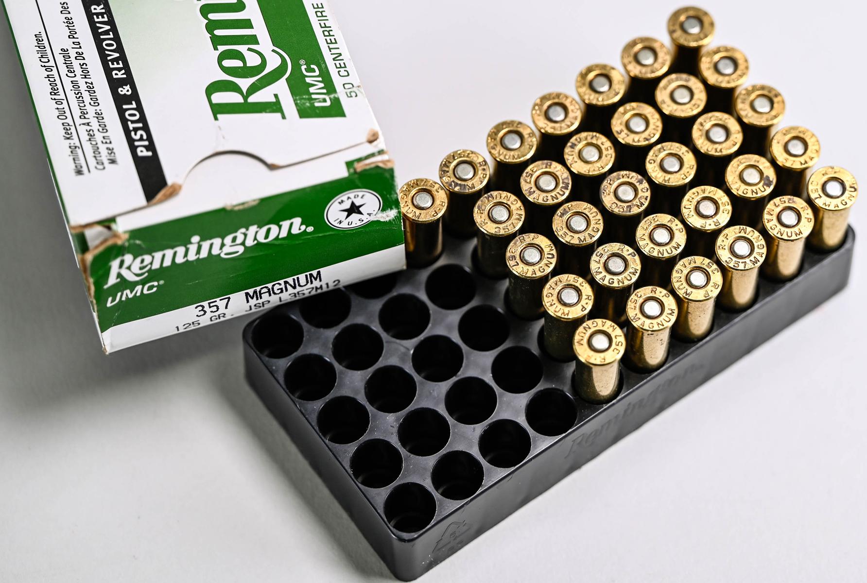 .357 Magnum Ammo  w/ 2 Speed Loaders- 43 Rds.