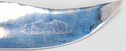 Custom Made Antler Handle Bowie Knife w/ Sheath