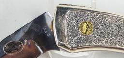 Bradford Exchange Decorative Knife & 2 Franklin Mint Knives