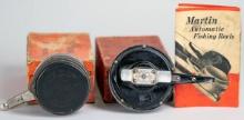 2 Vintage Automatic Fishing Reels In-Box