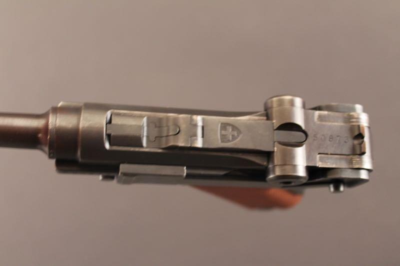 handgun SWISS MODEL 1906, 30 LUGER CAL SEMI-AUTO PISTOL