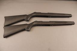 (2) RUGER MODEL 10/22 22CAL SEMI-AUTO RIFLES MOUNTED IN A GATTLING GUN CONFIGURATION