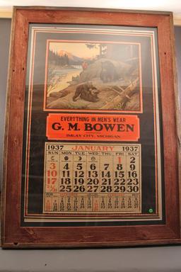 PHILLIP GOODWIN "A REEL ADVENTURE-ROUND ONE" CALENDAR