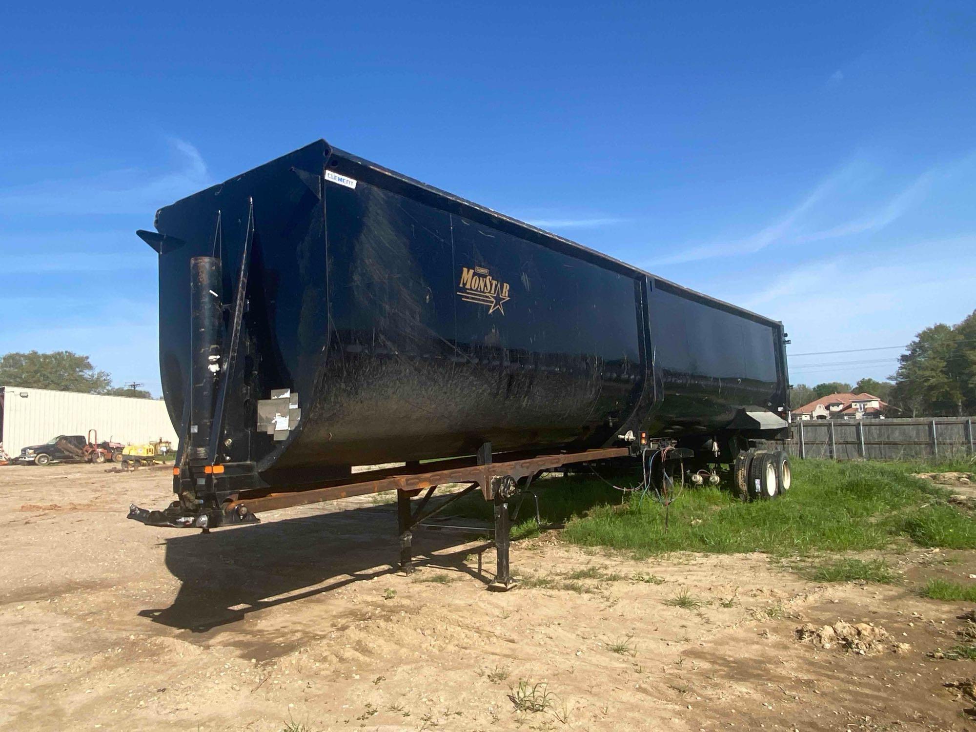 2019 Clement MonStar 99 Scrap/Demo End Dump Trailer