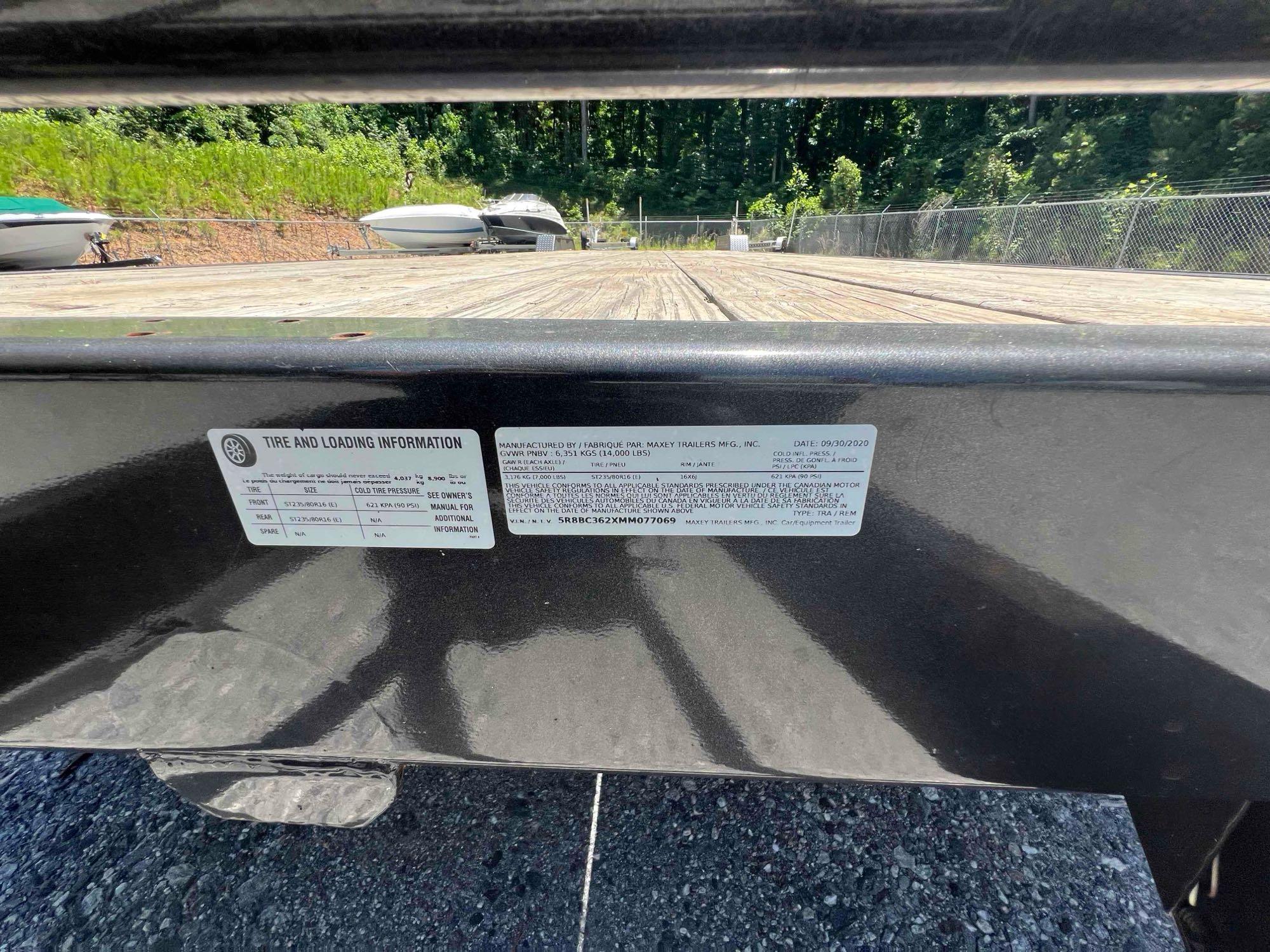 2021 Maxx-D 36 Tandem Axle Trailer