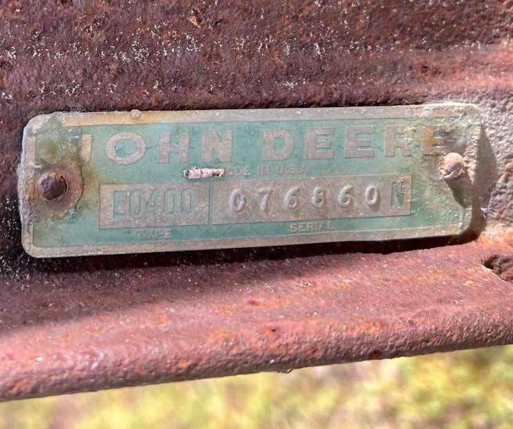 John Deere E0400 Rotary Hoe