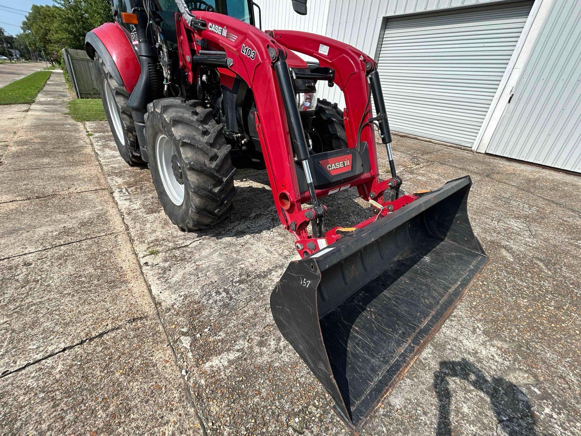 2021 CASE 110U Farmall MFWD Tractor with L103 Loader