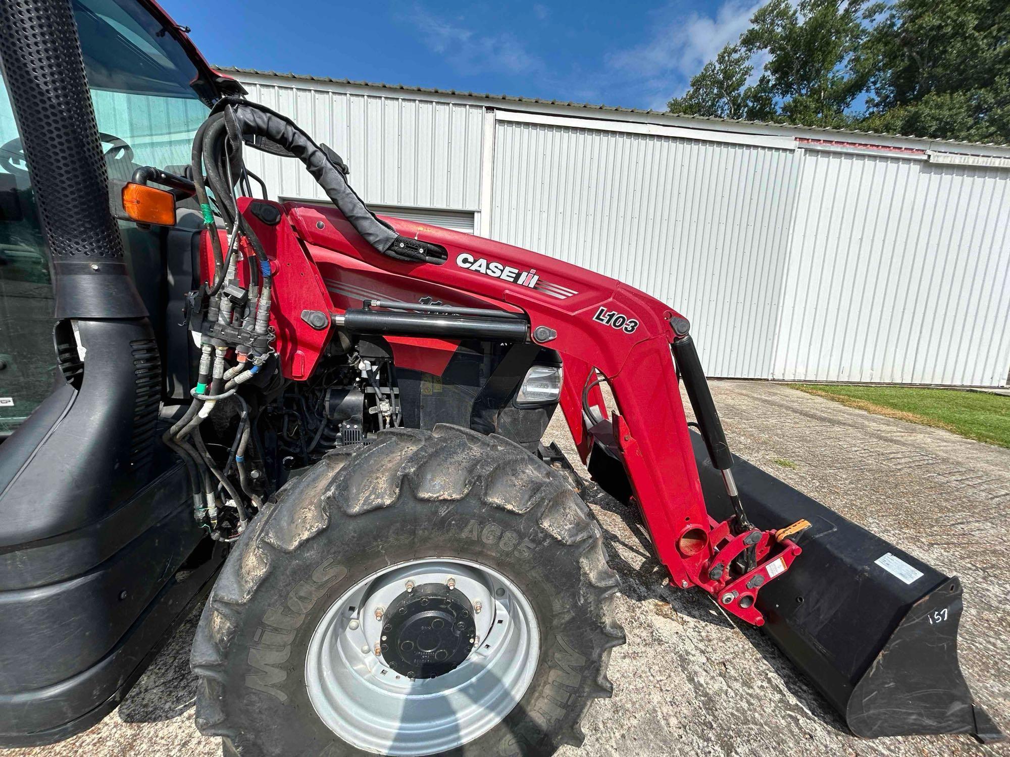 2021 CASE 110U Farmall MFWD Tractor with L103 Loader
