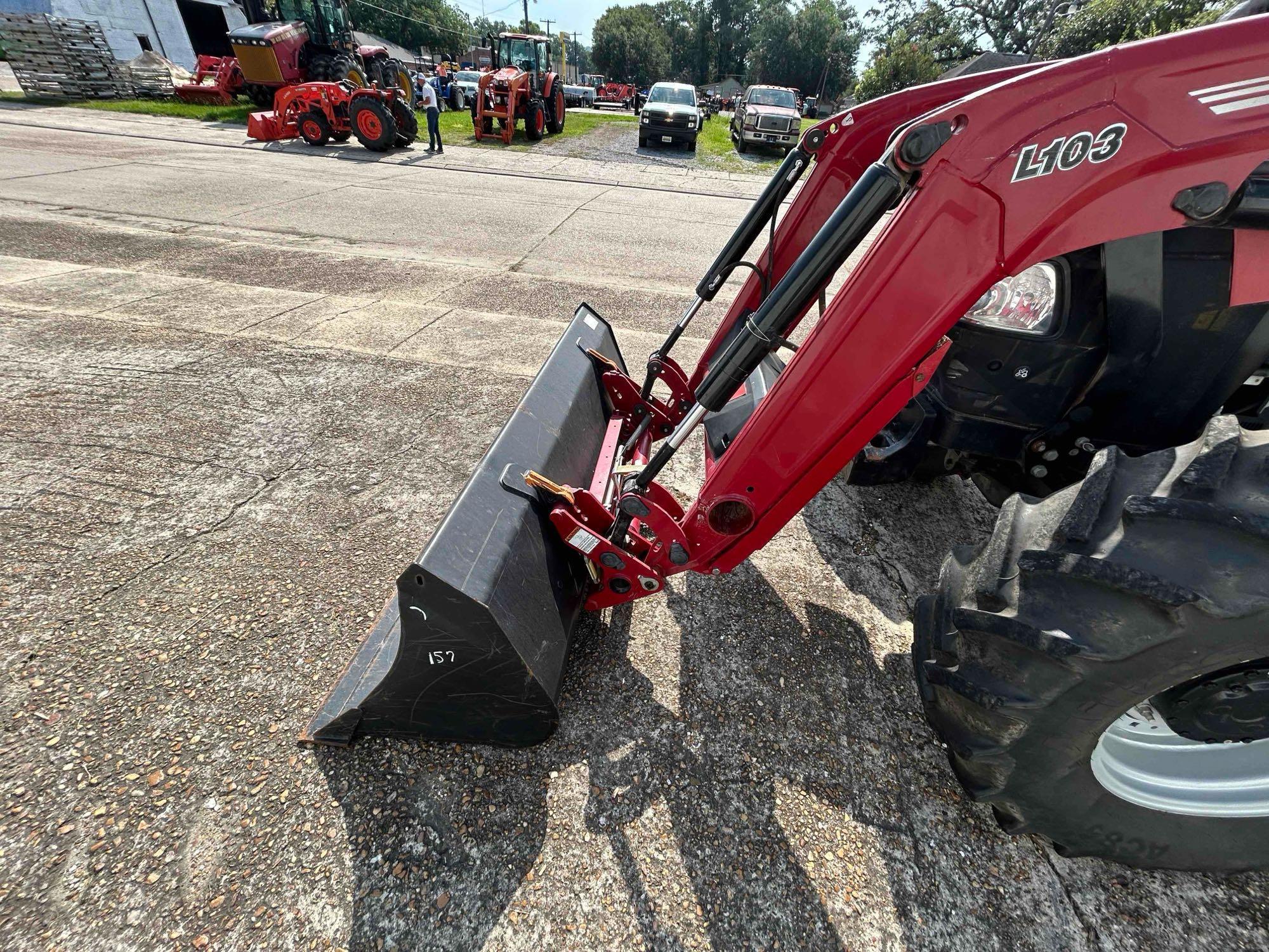 2021 CASE 110U Farmall MFWD Tractor with L103 Loader