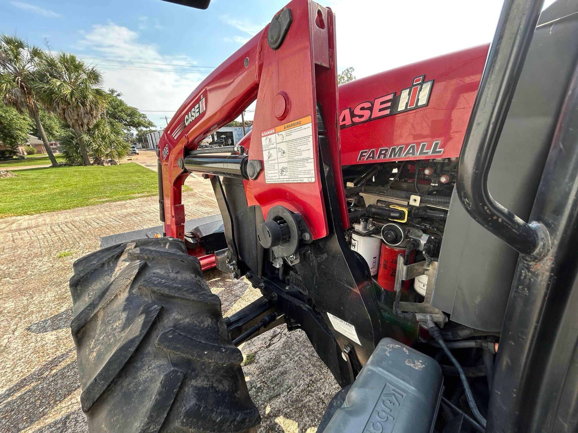 2021 CASE 110U Farmall MFWD Tractor with L103 Loader