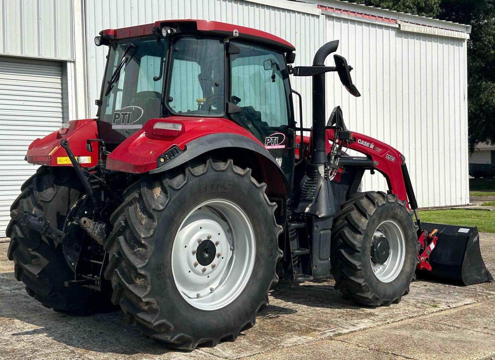 2021 CASE 110U Farmall MFWD Tractor with L103 Loader