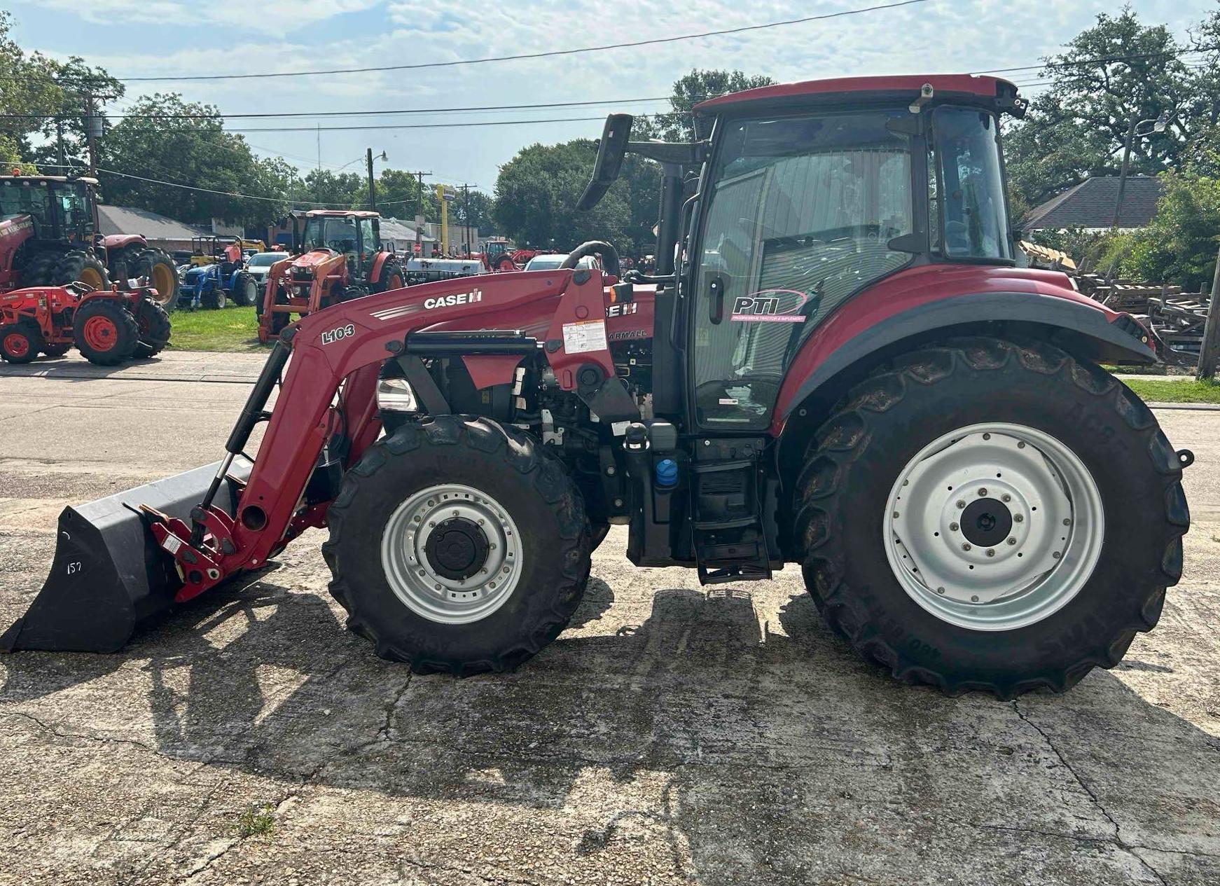 2021 CASE 110U Farmall MFWD Tractor with L103 Loader
