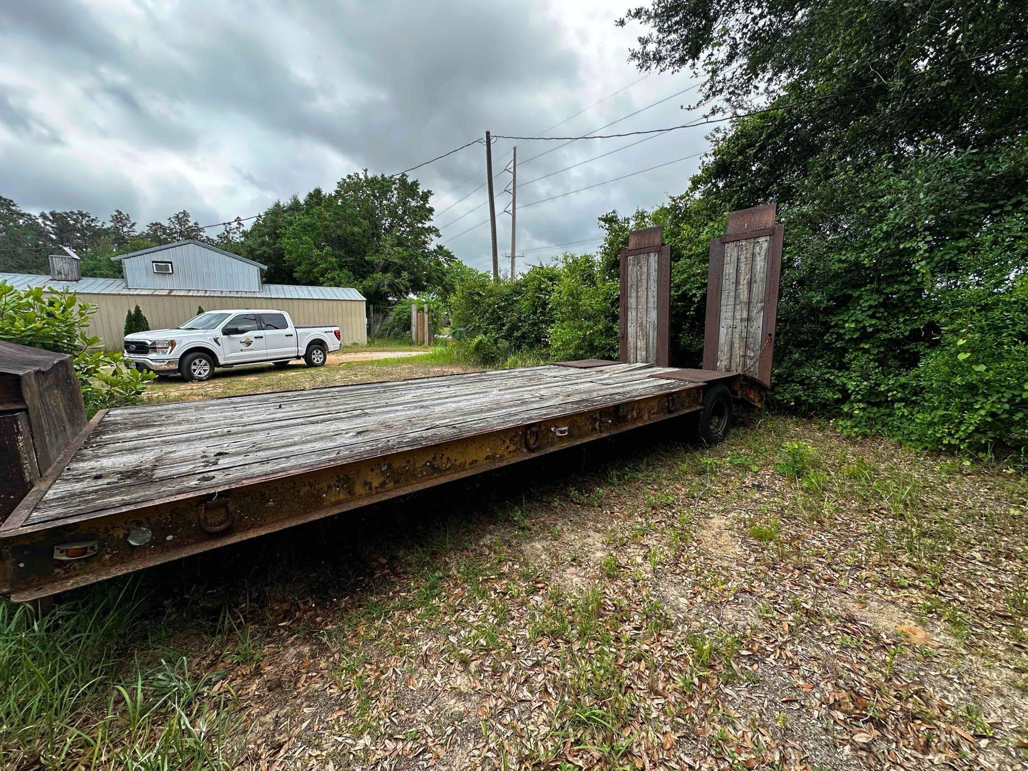 1974 Birmingham 415FLZ Single Axle Flatbed Trailer