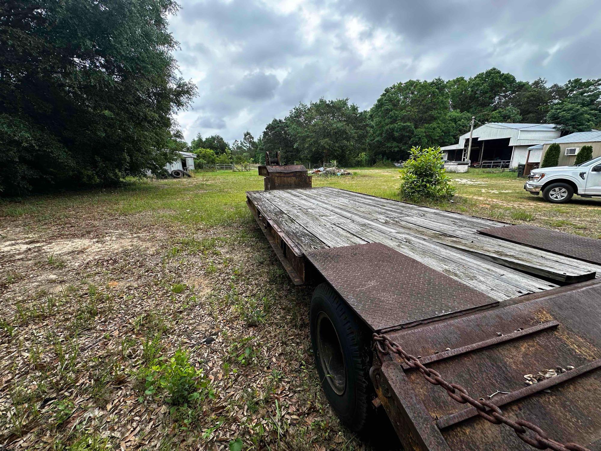 1974 Birmingham 415FLZ Single Axle Flatbed Trailer