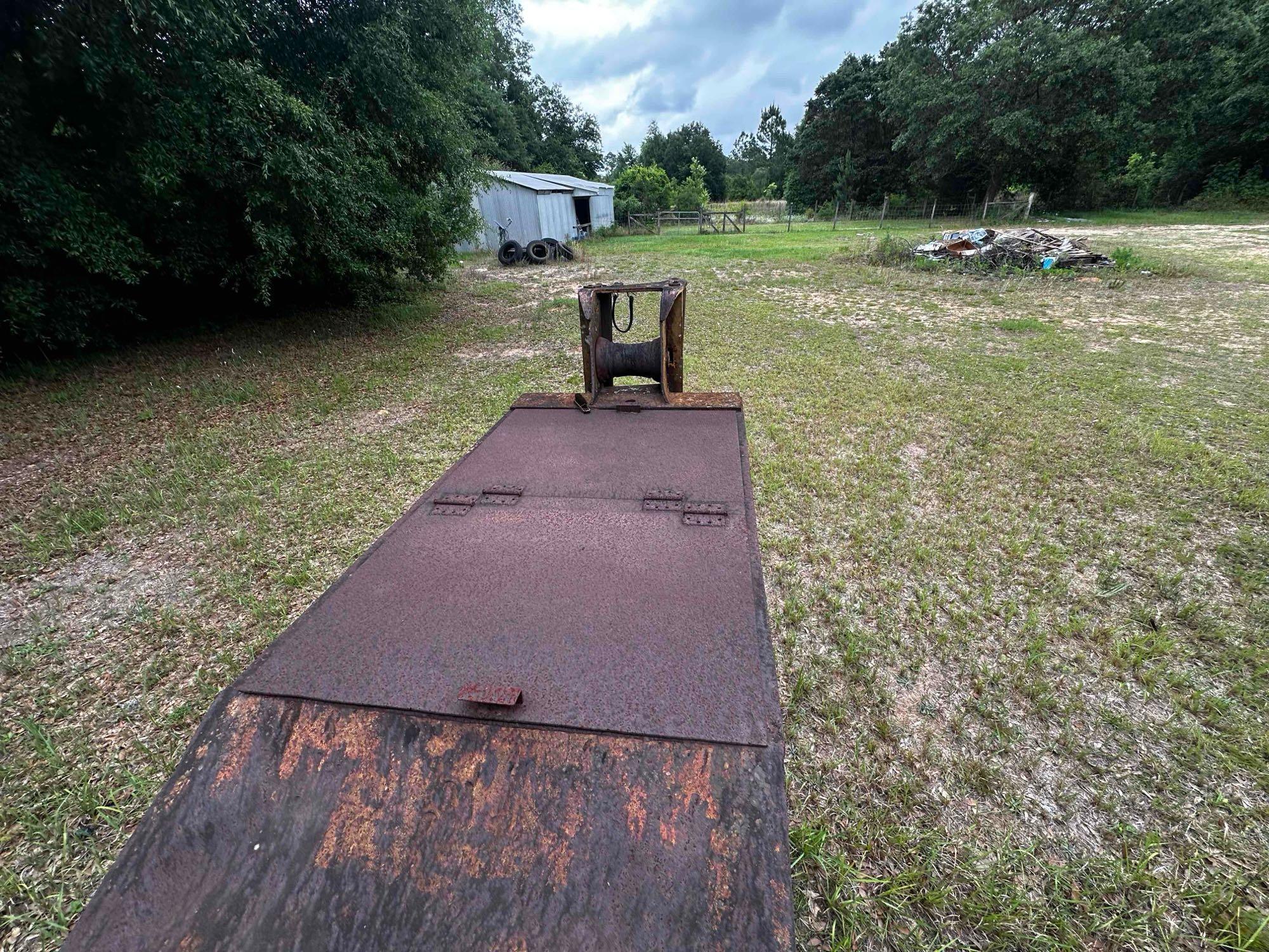 1974 Birmingham 415FLZ Single Axle Flatbed Trailer