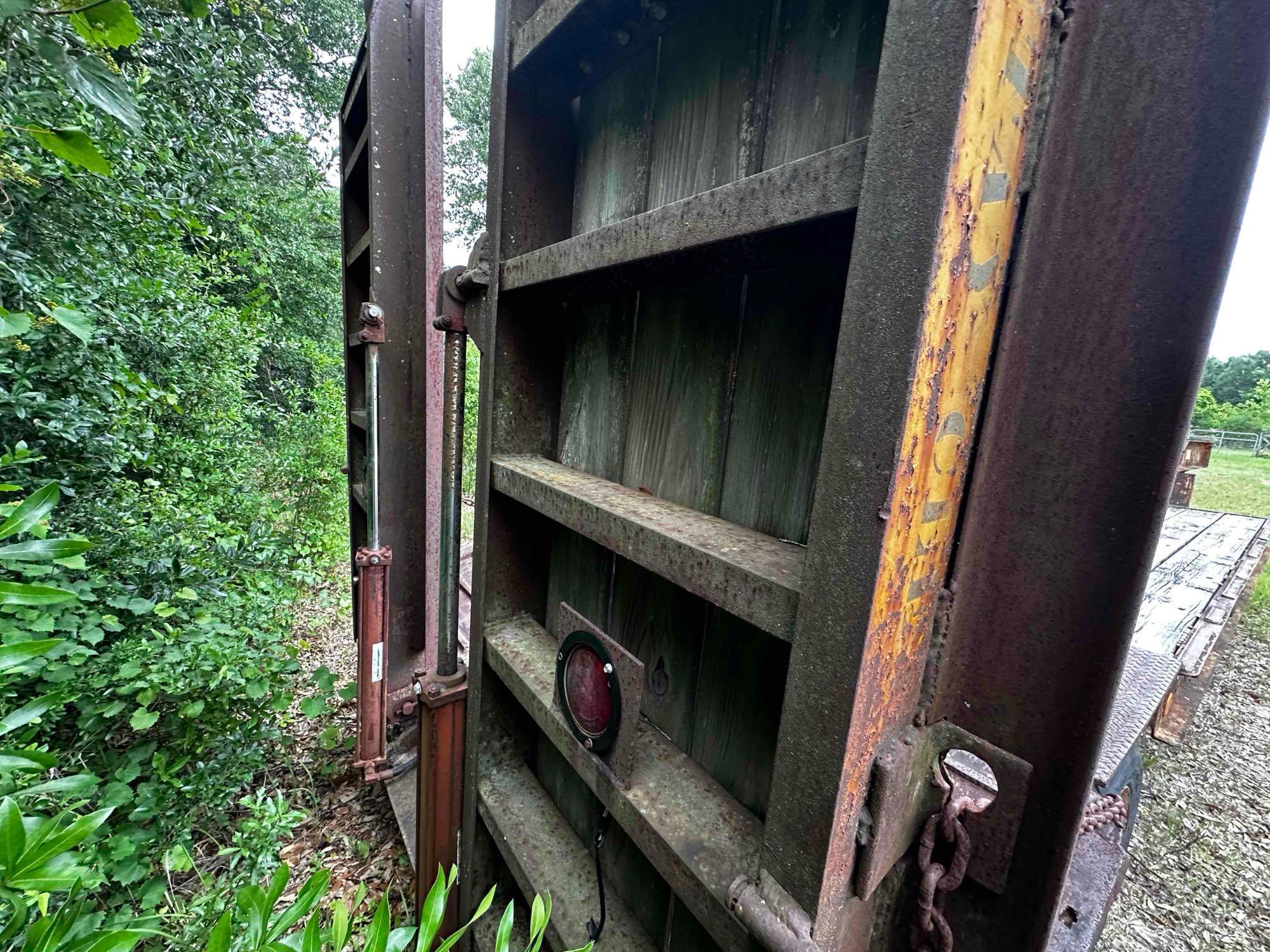 1974 Birmingham 415FLZ Single Axle Flatbed Trailer