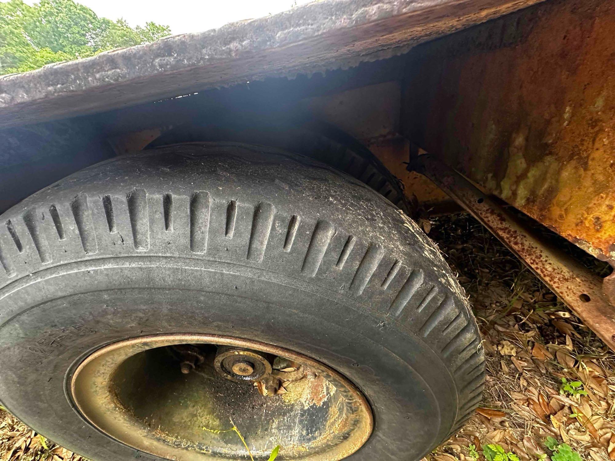 1974 Birmingham 415FLZ Single Axle Flatbed Trailer