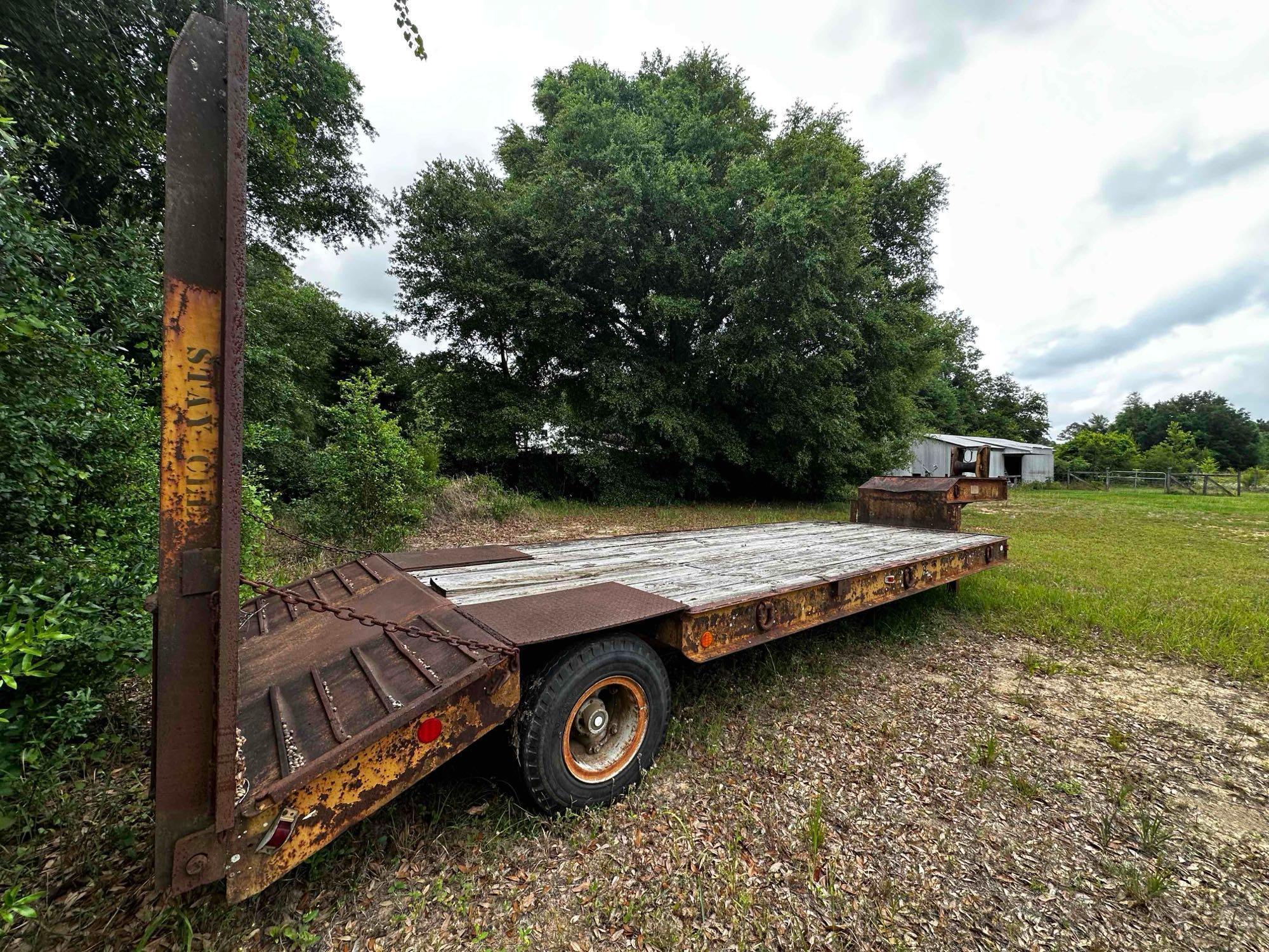 1974 Birmingham 415FLZ Single Axle Flatbed Trailer