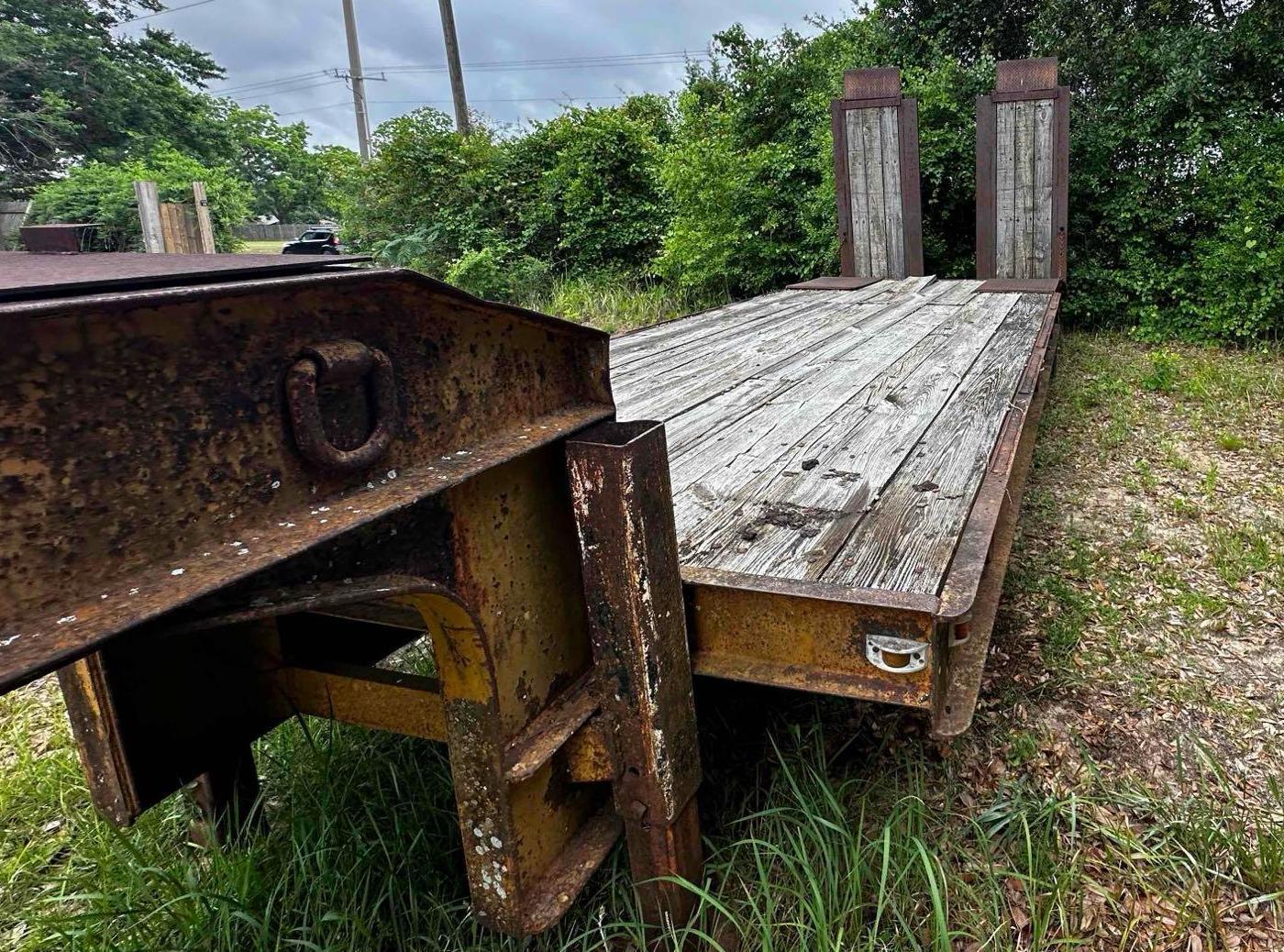 1974 Birmingham 415FLZ Single Axle Flatbed Trailer