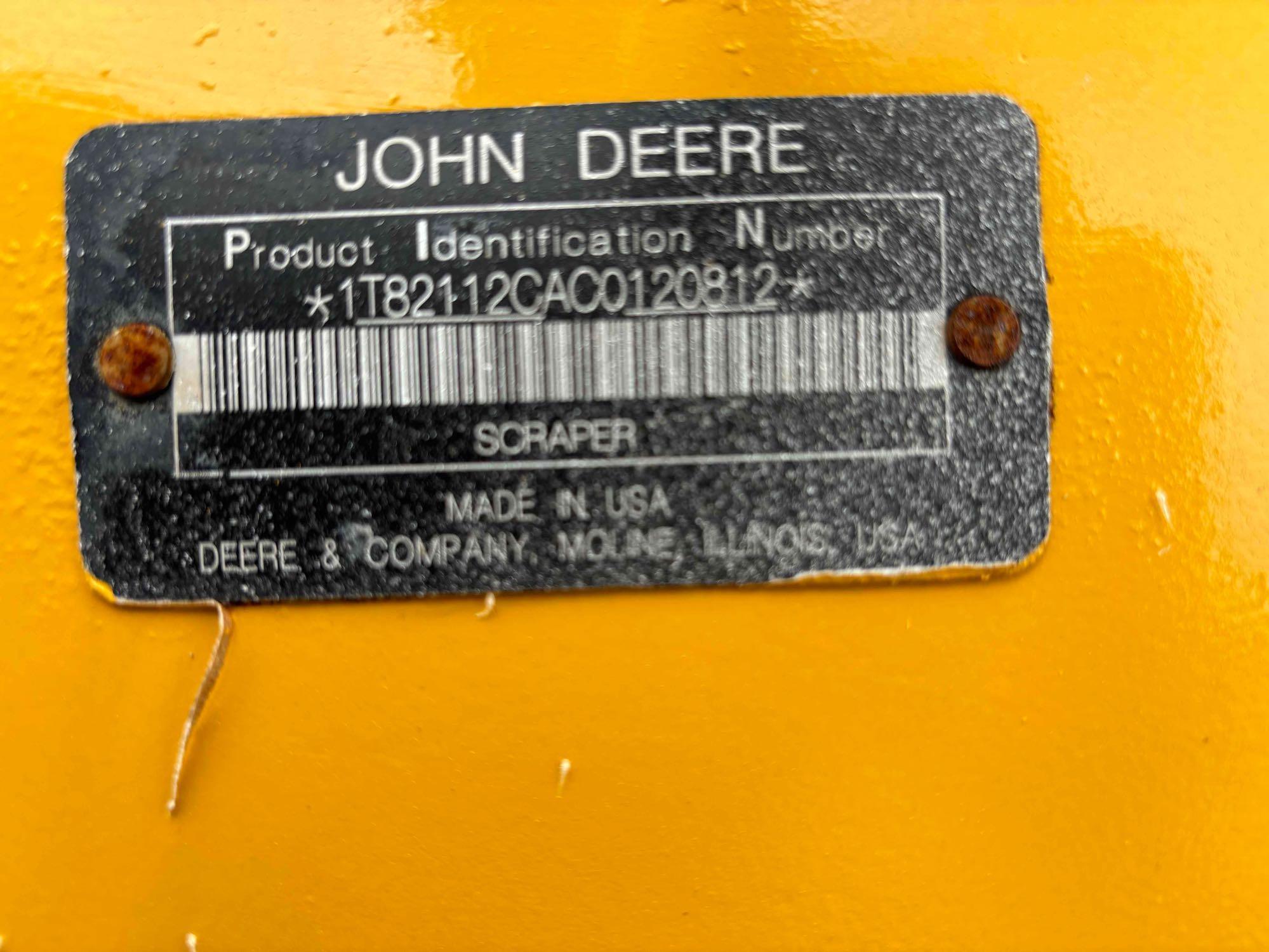 John Deere 2112C Soil Scraper