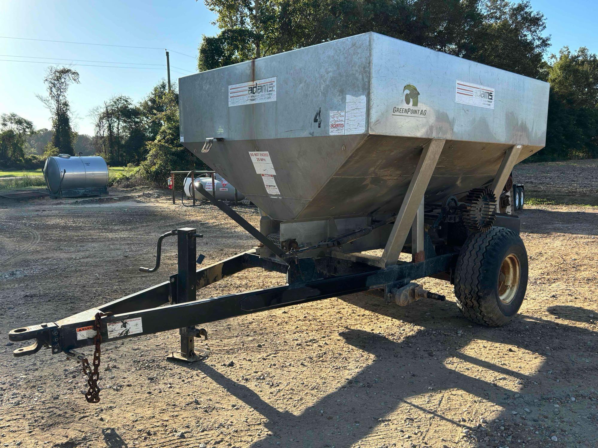 Adams 6-ton Fertilizer Buggy
