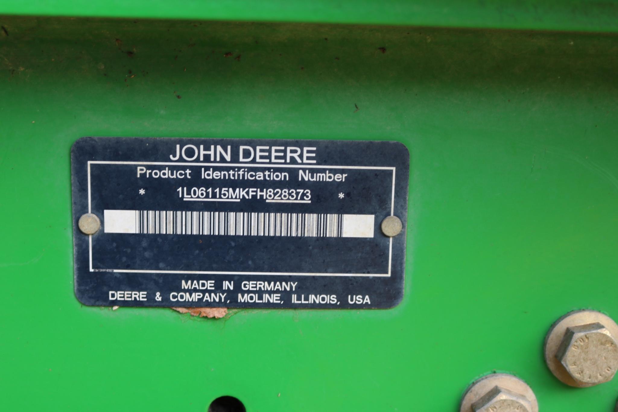 2015 John Deere 6115M