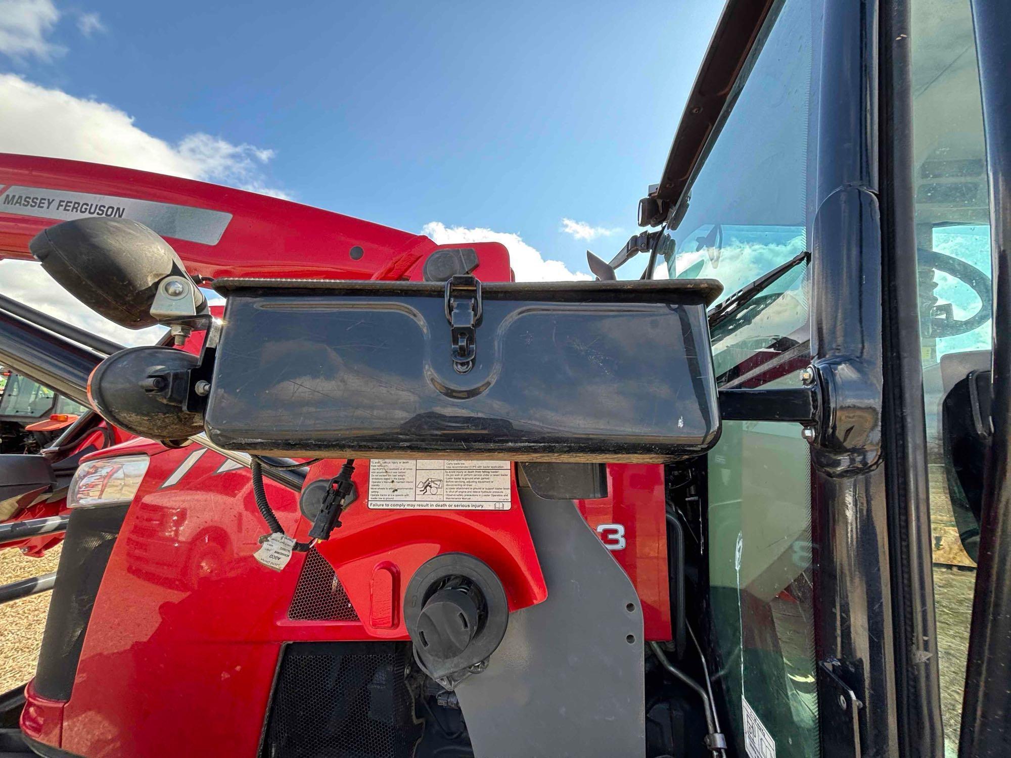2021 Massey Ferguson 6713 Tractor w/ FL3723 Loader  125HP, Only 1,193 Hours