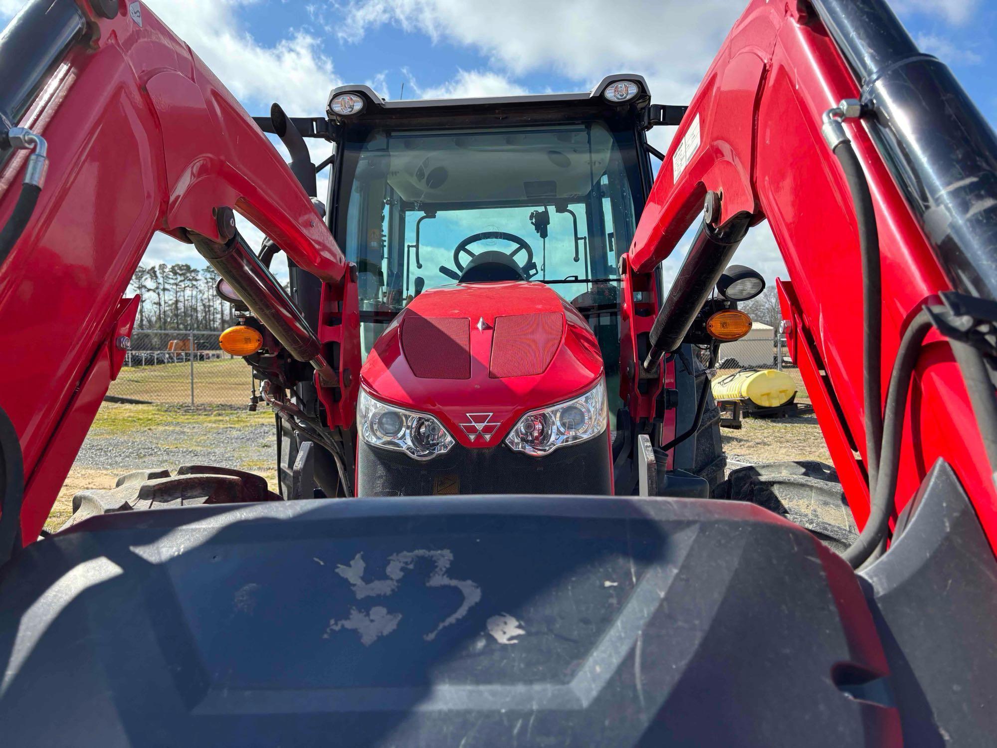 2021 Massey Ferguson 6713 Tractor w/ FL3723 Loader  125HP, Only 1,193 Hours