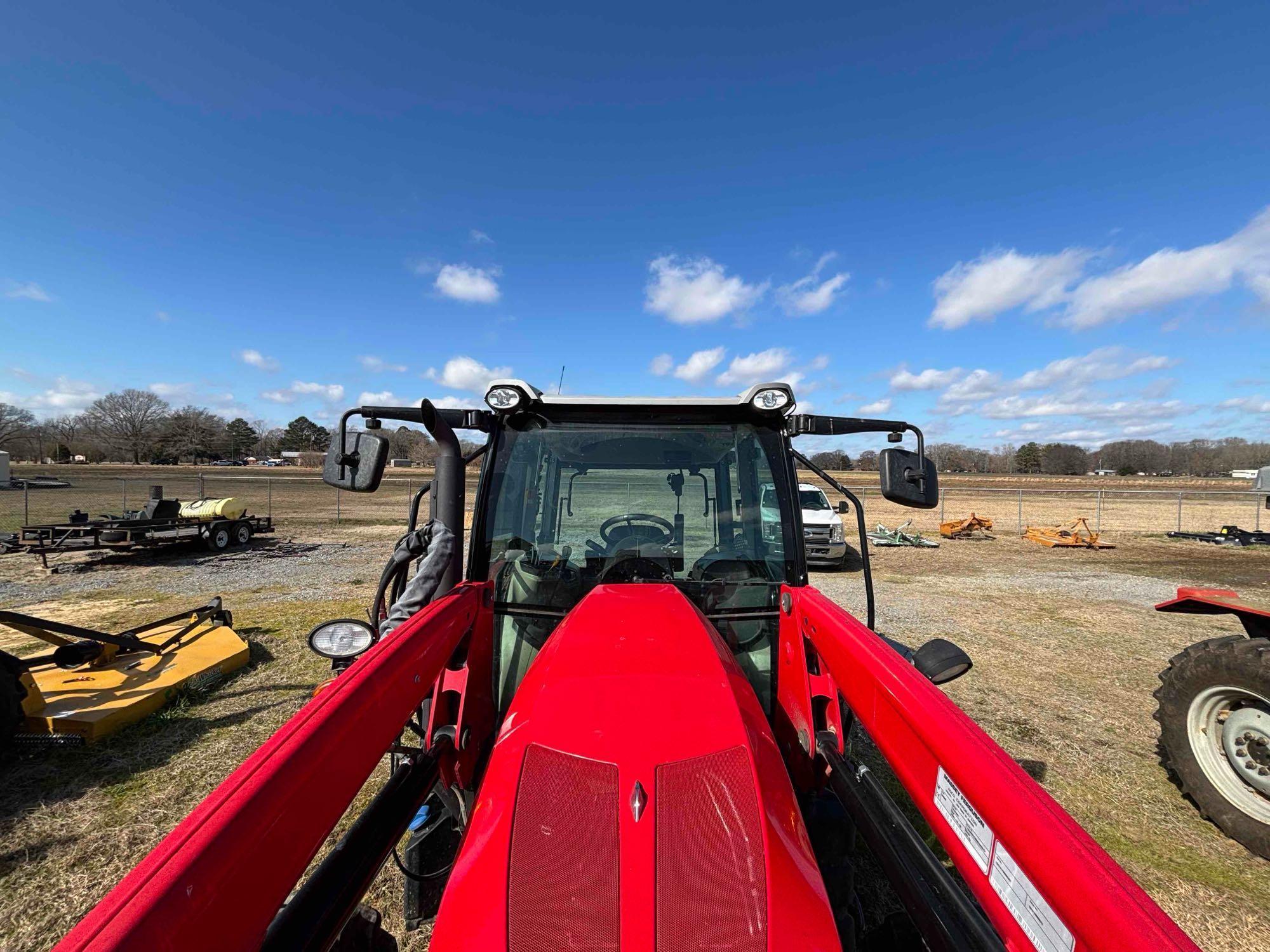 2021 Massey Ferguson 6713 Tractor w/ FL3723 Loader  125HP, Only 1,193 Hours