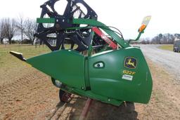 2021 John Deere 622F Flex Header  22 Ft  Trailer Included  Excellent Condition