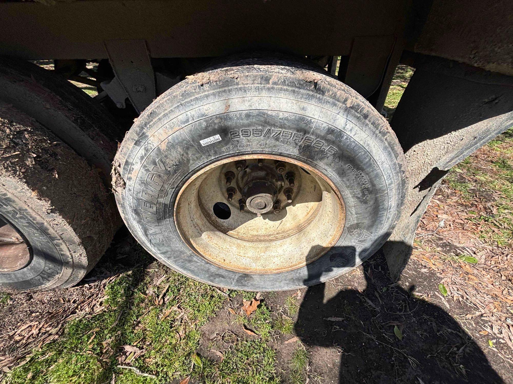 1973 Timpte 40-Foot Hopper Bottom Grain Trailer - Leaf Spring Suspension and Well-Maintained Tarp
