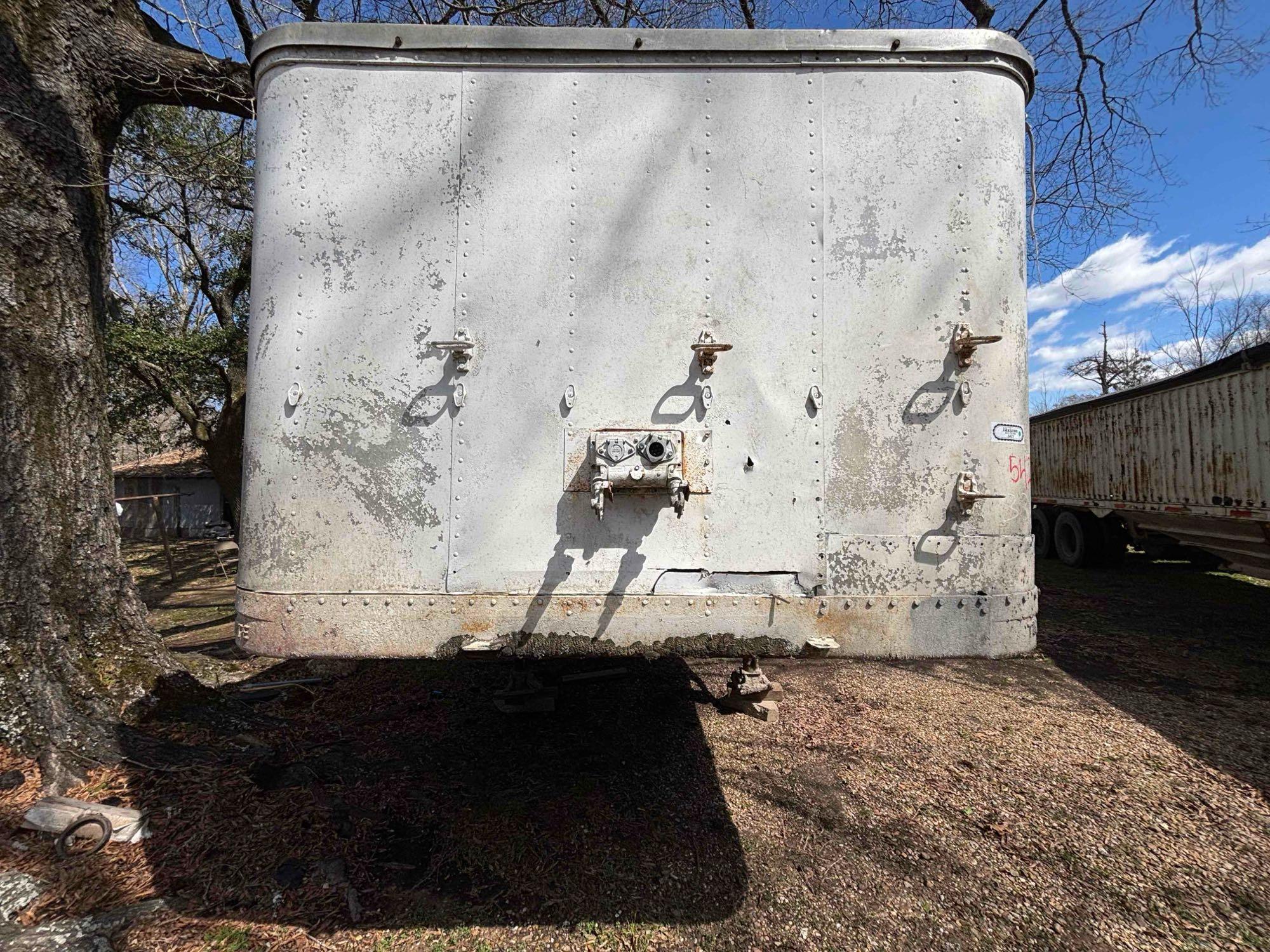 1973 Timpte 40-Foot Hopper Bottom Grain Trailer - Leaf Spring Suspension and Well-Maintained Tarp