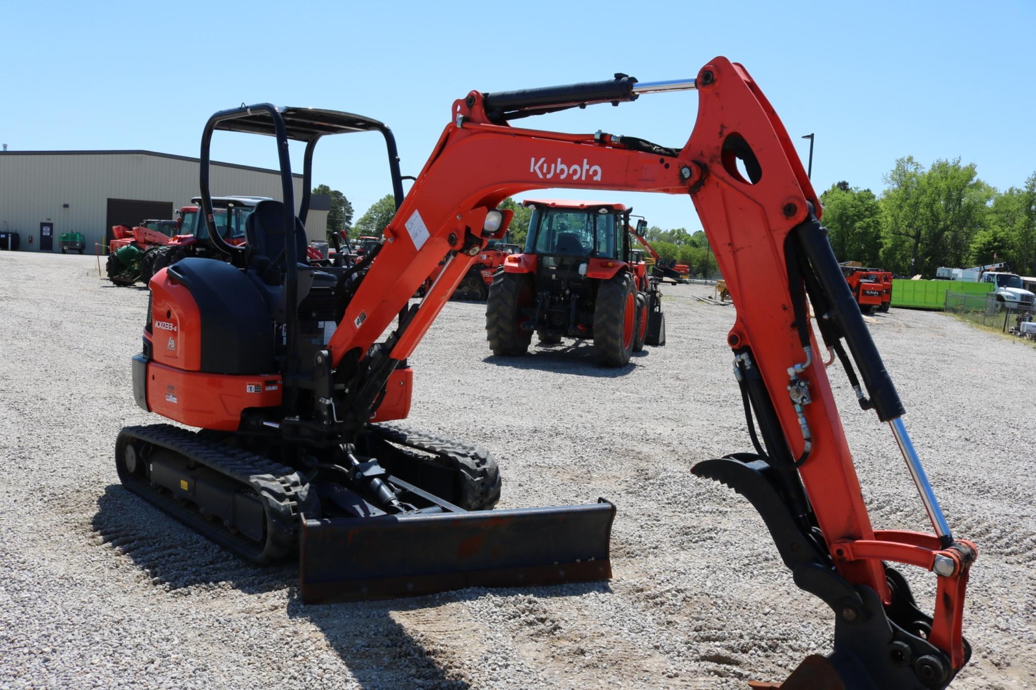 2023 Kubota KX033-4 Mini Excavator  Only 98 Hours