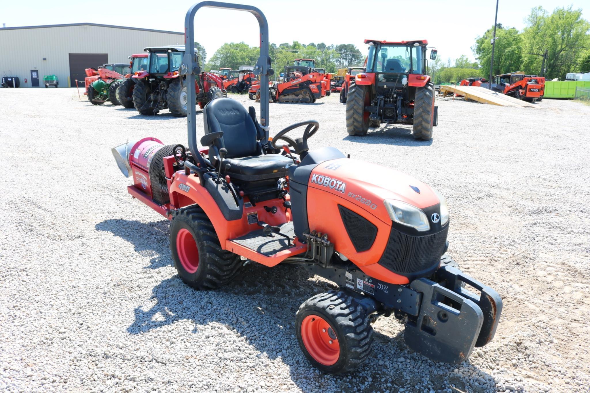 2018 Kubota BX2680 Sub-Compact Tractor  4WD, 218 Hours