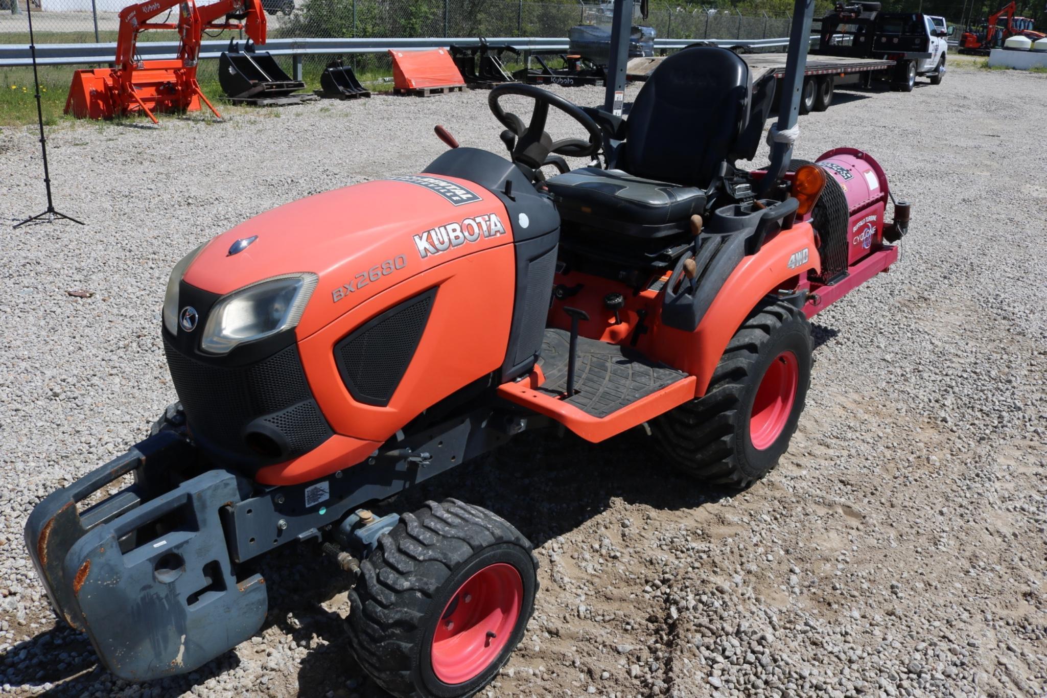 2018 Kubota BX2680 Sub-Compact Tractor  4WD, 218 Hours