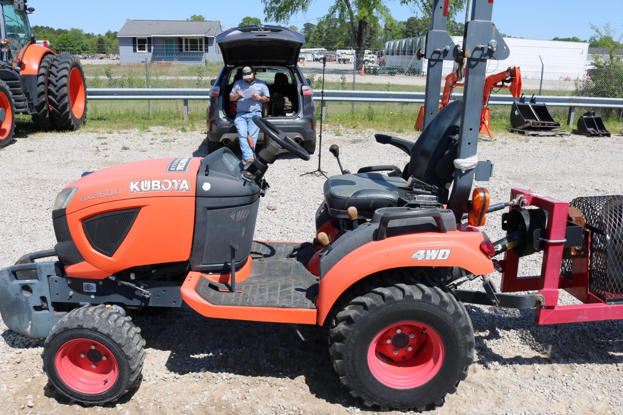2018 Kubota BX2680 Sub-Compact Tractor  4WD, 218 Hours
