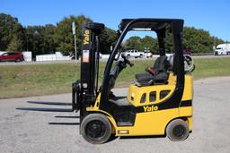 2017 Yale GLC050VX 3,500 lb LPG Forklift  Powershift, Aux Hydraulics