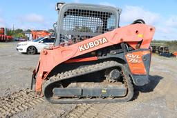 2018 Kubota SVL75-2 75HP Track Loader