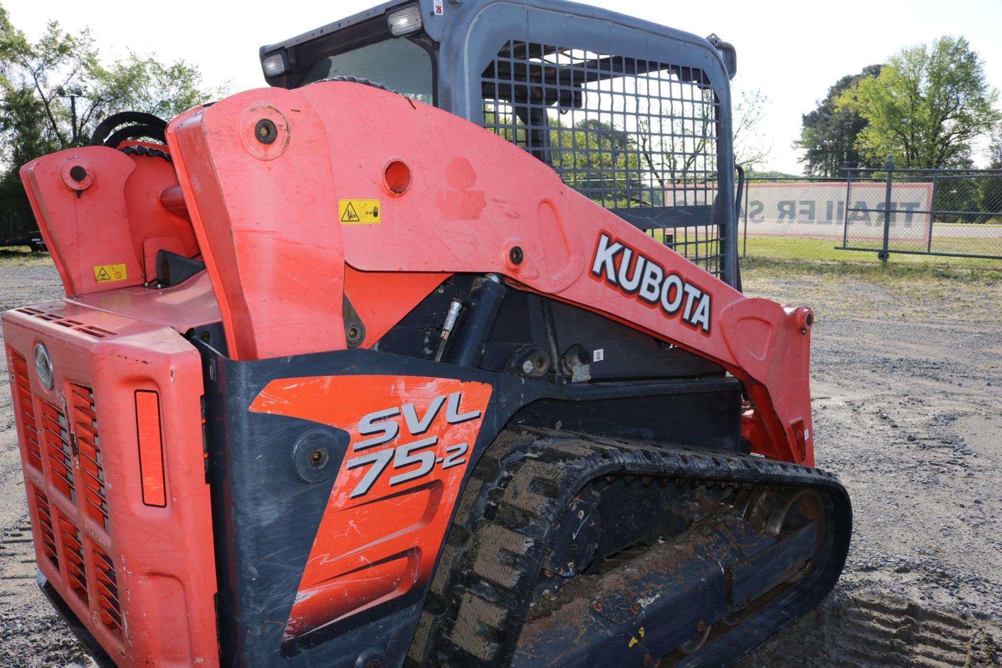 2018 Kubota SVL75-2 75HP Track Loader