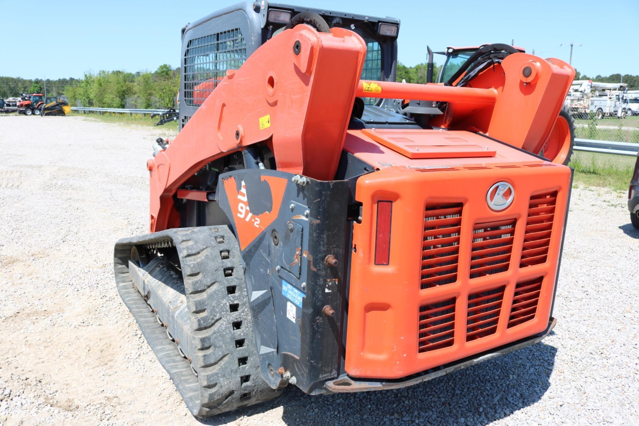 Kubota SVL97-2 High Flow Skid Steer  Cab A/C, Rear Camera, Quick Attach!