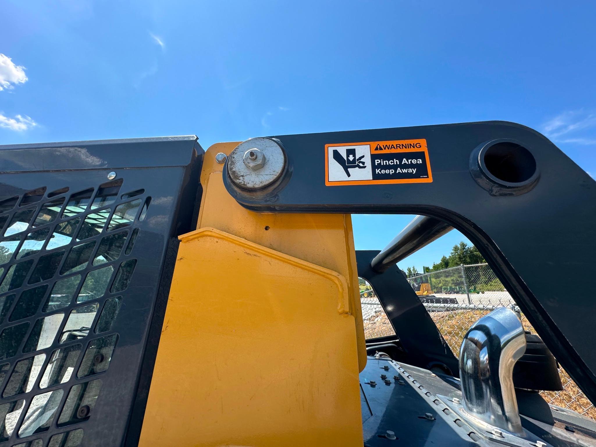 2021 John Deere 333G Compact Track Loader, 390 Hours, High Flow Hydraulics, Ride Control